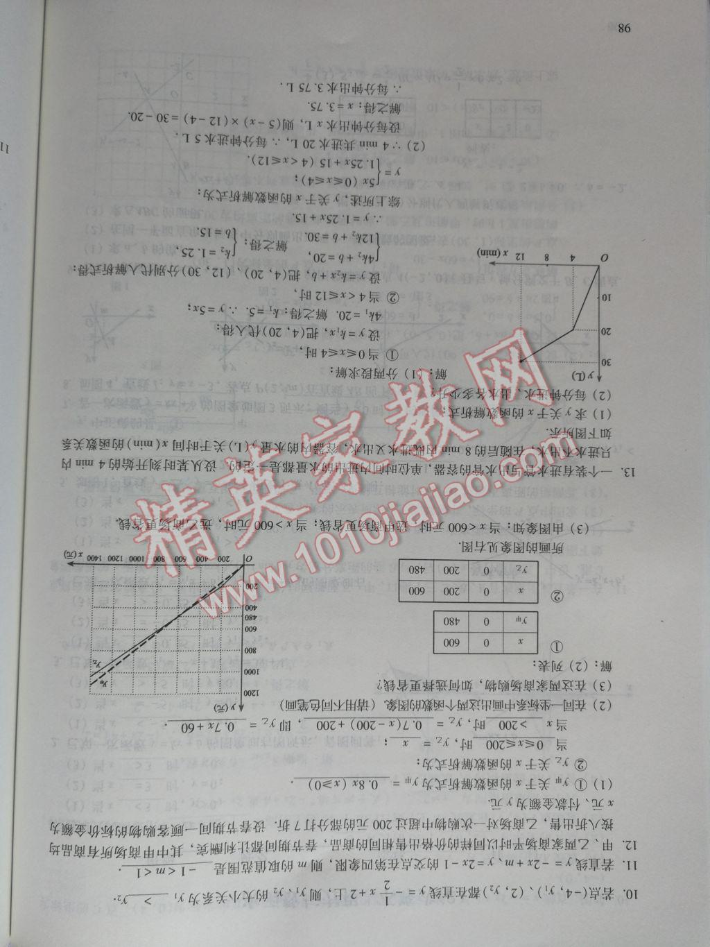 2017年數(shù)學(xué)活頁(yè)練習(xí)八年級(jí)下冊(cè)福建少年兒童出版社 參考答案第98頁(yè)