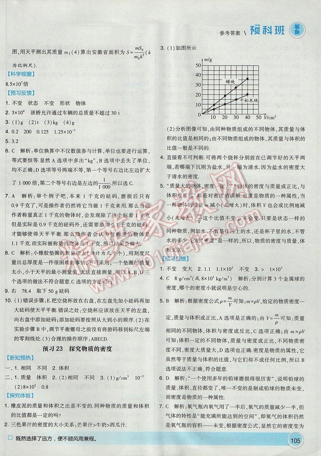 2017年經(jīng)綸學典暑期預科班7升8物理滬粵版 參考答案第13頁