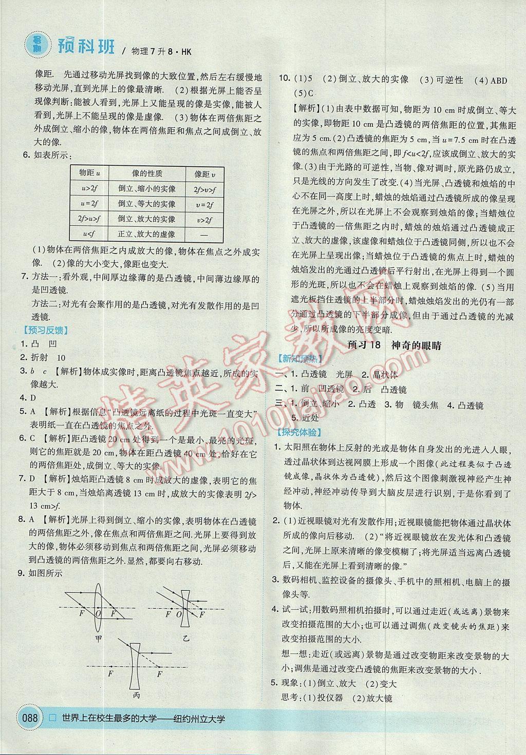 2017年經(jīng)綸學(xué)典暑期預(yù)科班7升8物理滬科版 參考答案第10頁(yè)