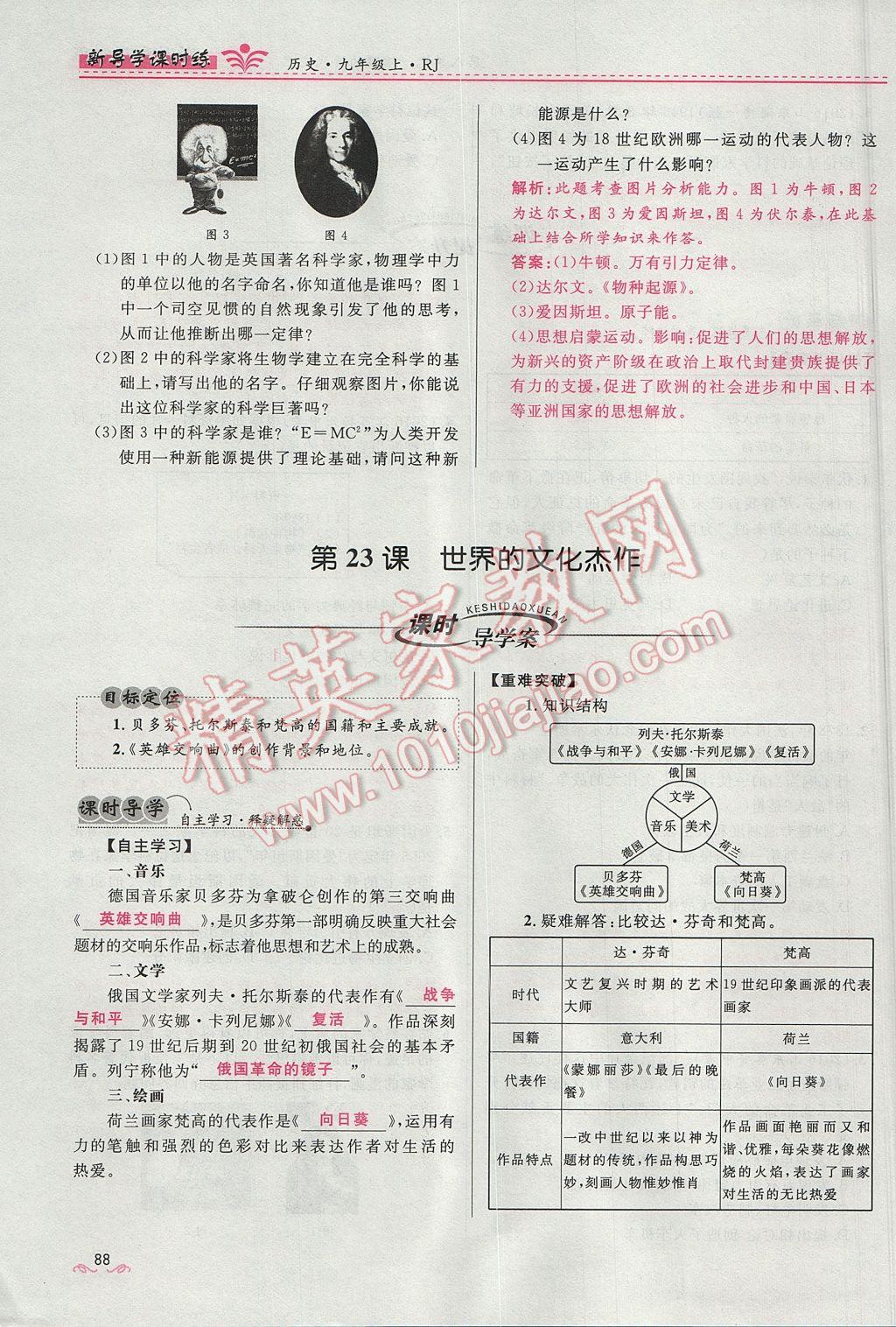 2017年奪冠百分百新導(dǎo)學(xué)課時(shí)練九年級(jí)歷史上冊(cè)人教版 第八單元第47頁(yè)