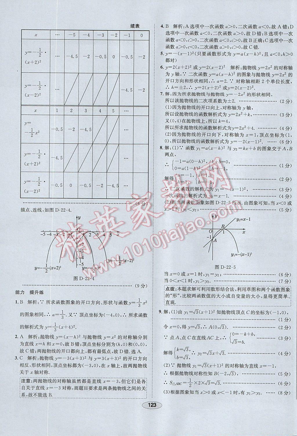 2017年中學(xué)教材全練九年級(jí)數(shù)學(xué)上冊(cè)人教版 參考答案第11頁(yè)