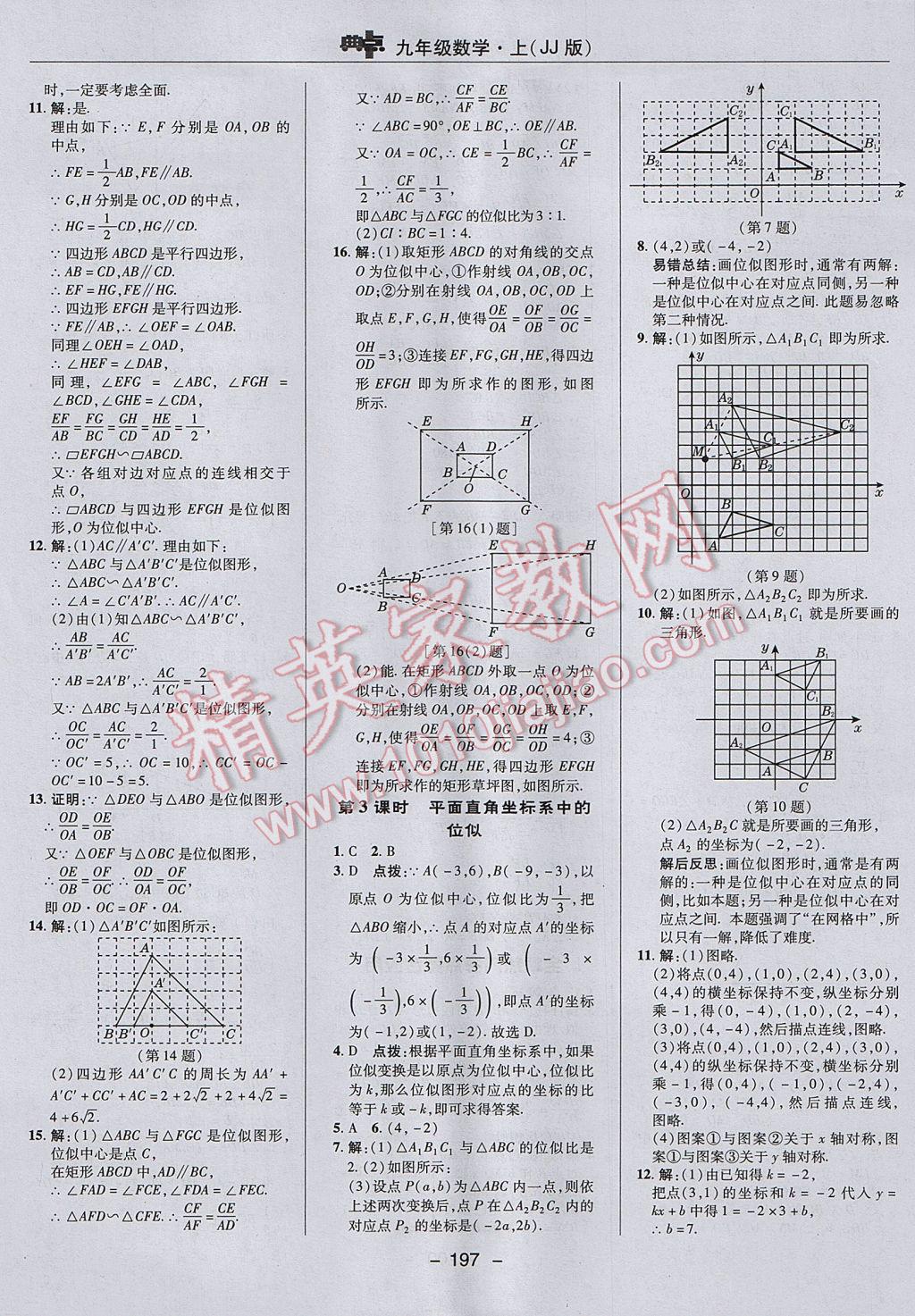 2017年綜合應(yīng)用創(chuàng)新題典中點(diǎn)九年級數(shù)學(xué)上冊冀教版 參考答案第25頁