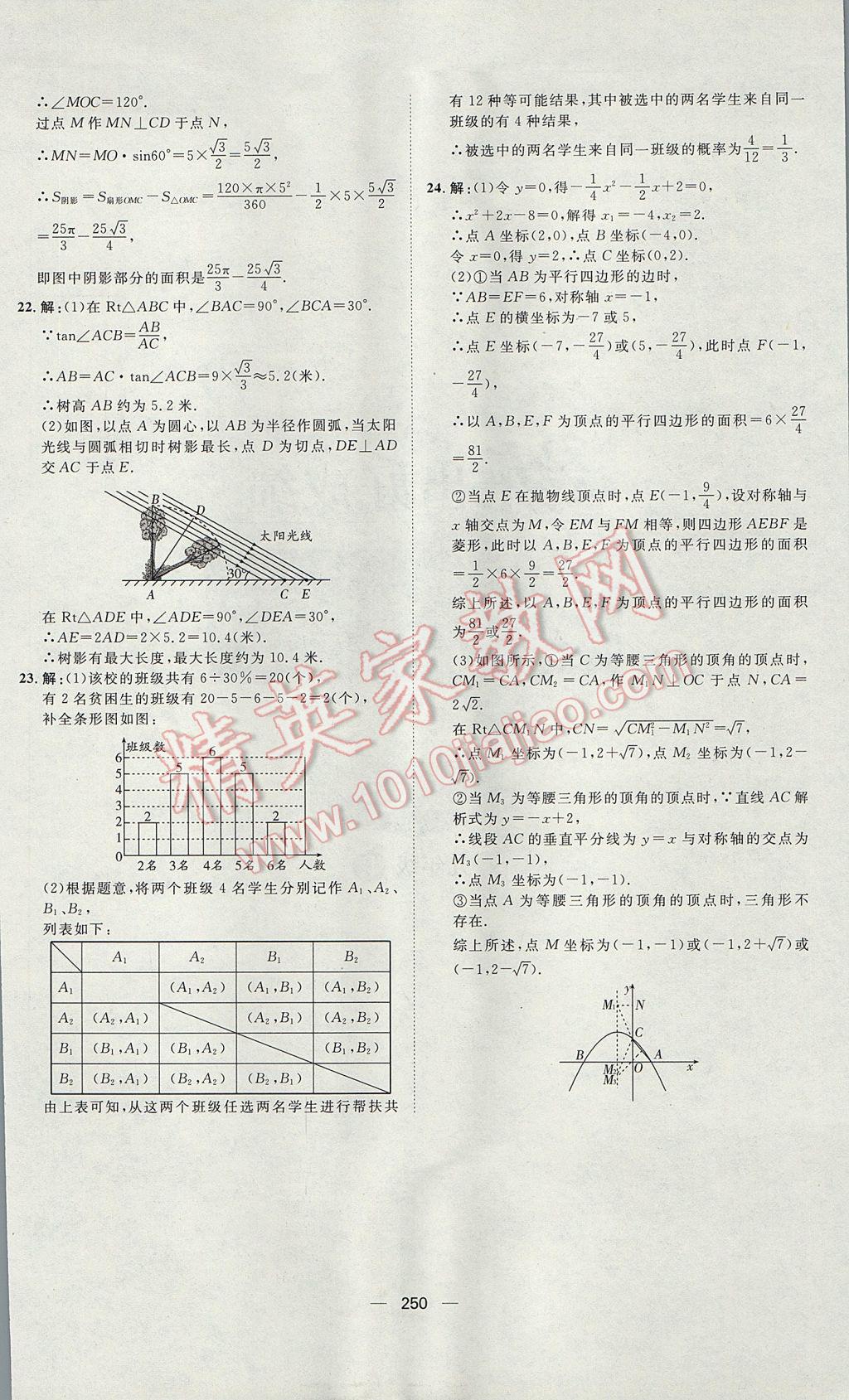 2017年練出好成績九年級數(shù)學(xué)人教版 參考答案第66頁