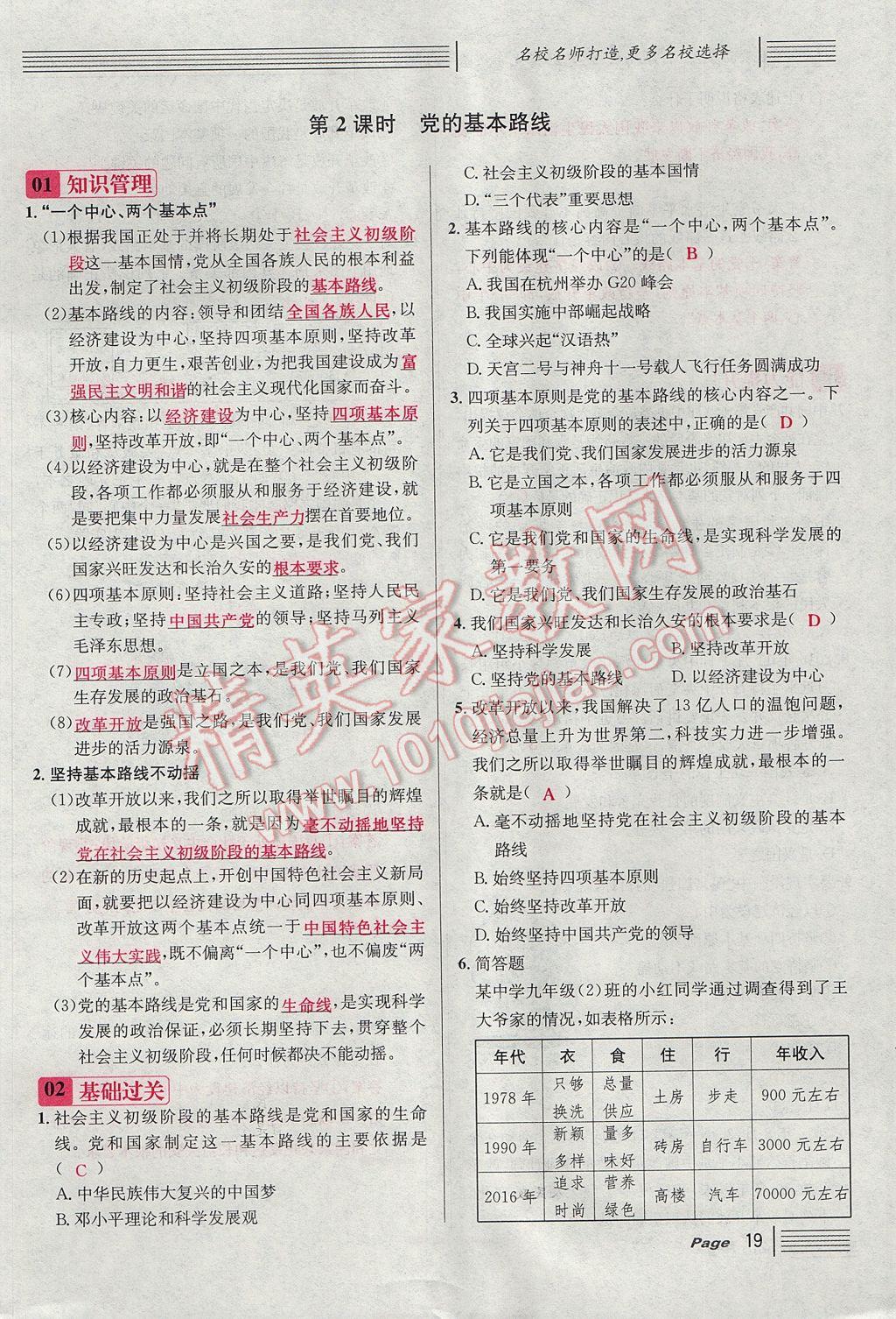 2017年名校課堂滾動學(xué)習(xí)法九年級思想品德全一冊人教版 第二單元第73頁