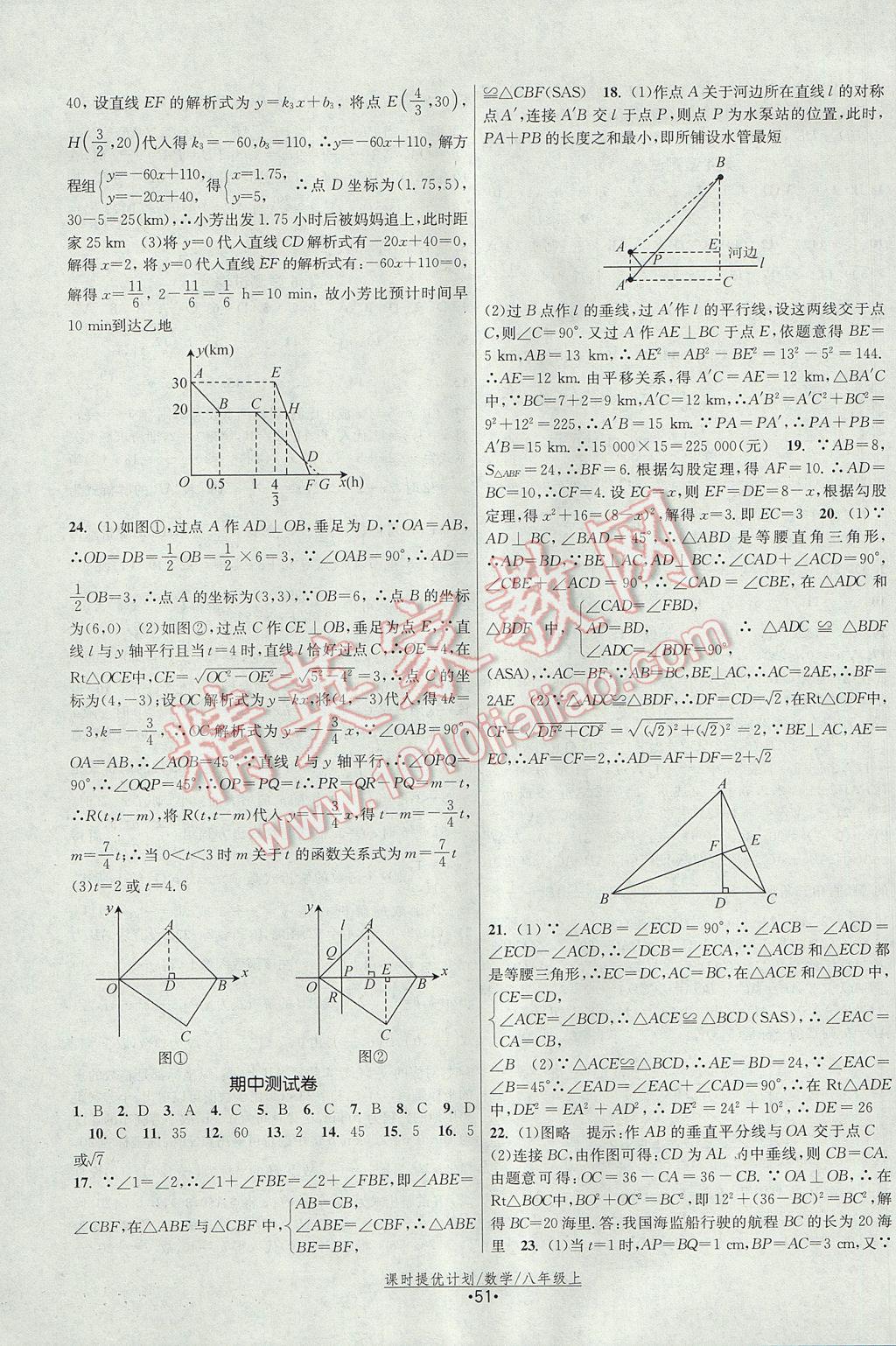 2017年課時(shí)提優(yōu)計(jì)劃作業(yè)本八年級數(shù)學(xué)上冊蘇科版 參考答案第19頁