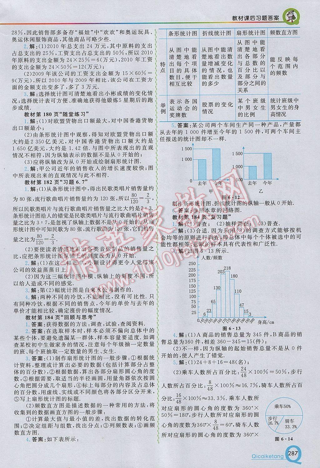 2017年初中一点通七彩课堂七年级数学上册北师大版 参考答案第37页