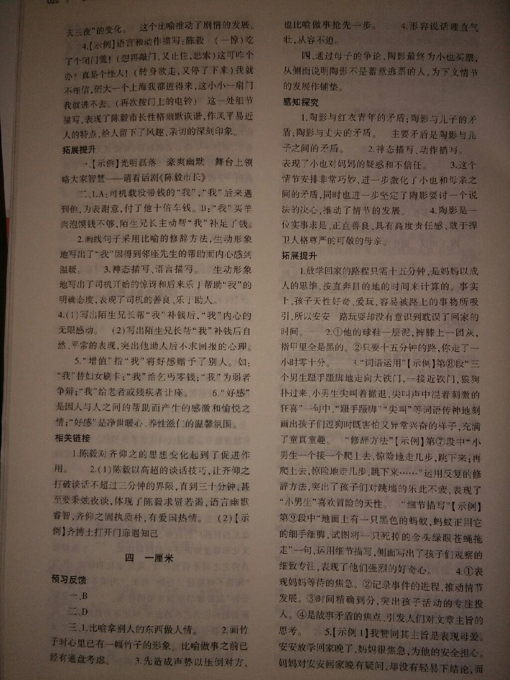 2017年基礎(chǔ)訓(xùn)練九年級語文全一冊蘇教版河南省內(nèi)專用大象出版社 參考答案第39頁