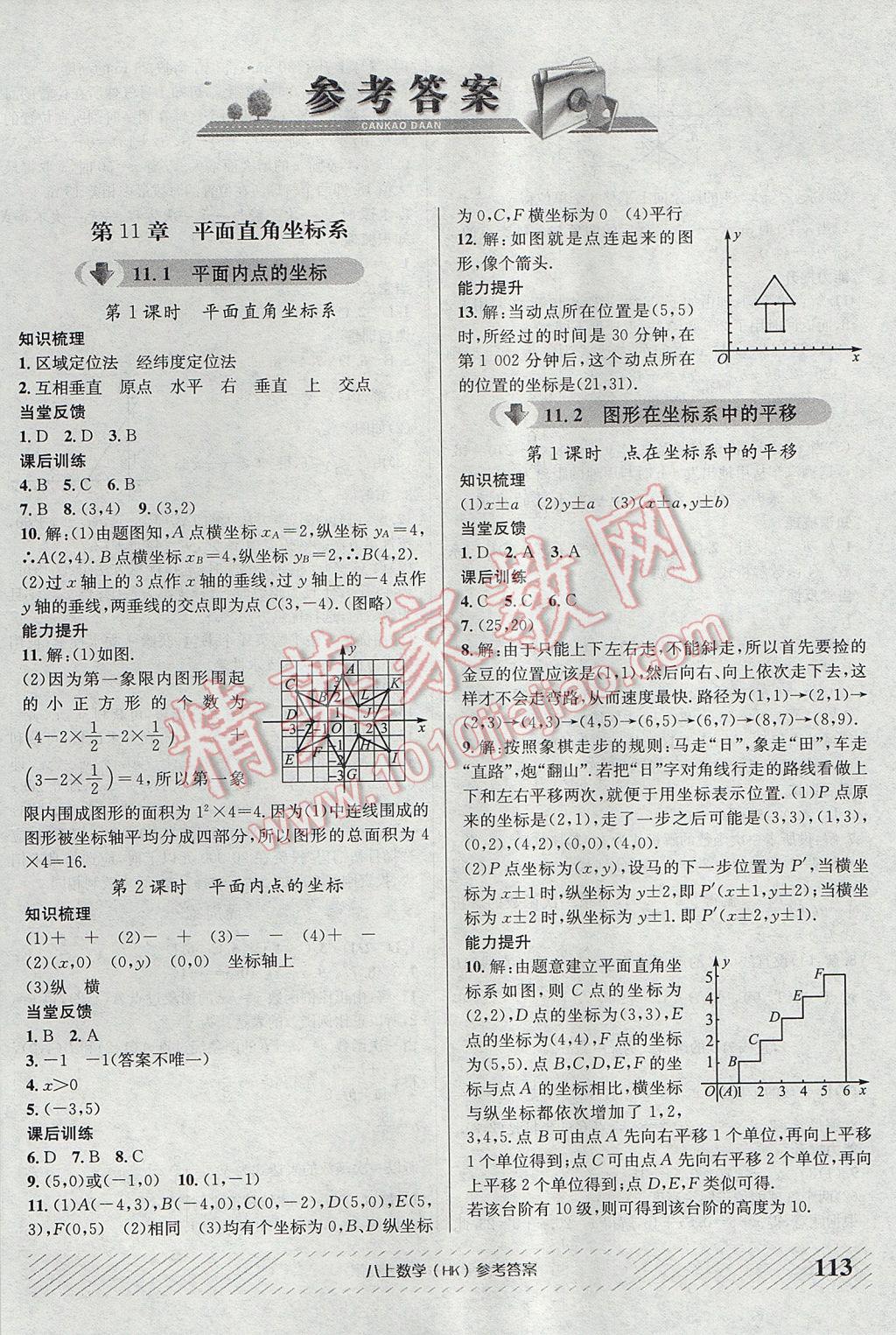 2017年原創(chuàng)講練測課優(yōu)新突破八年級數學上冊滬科版 參考答案第1頁