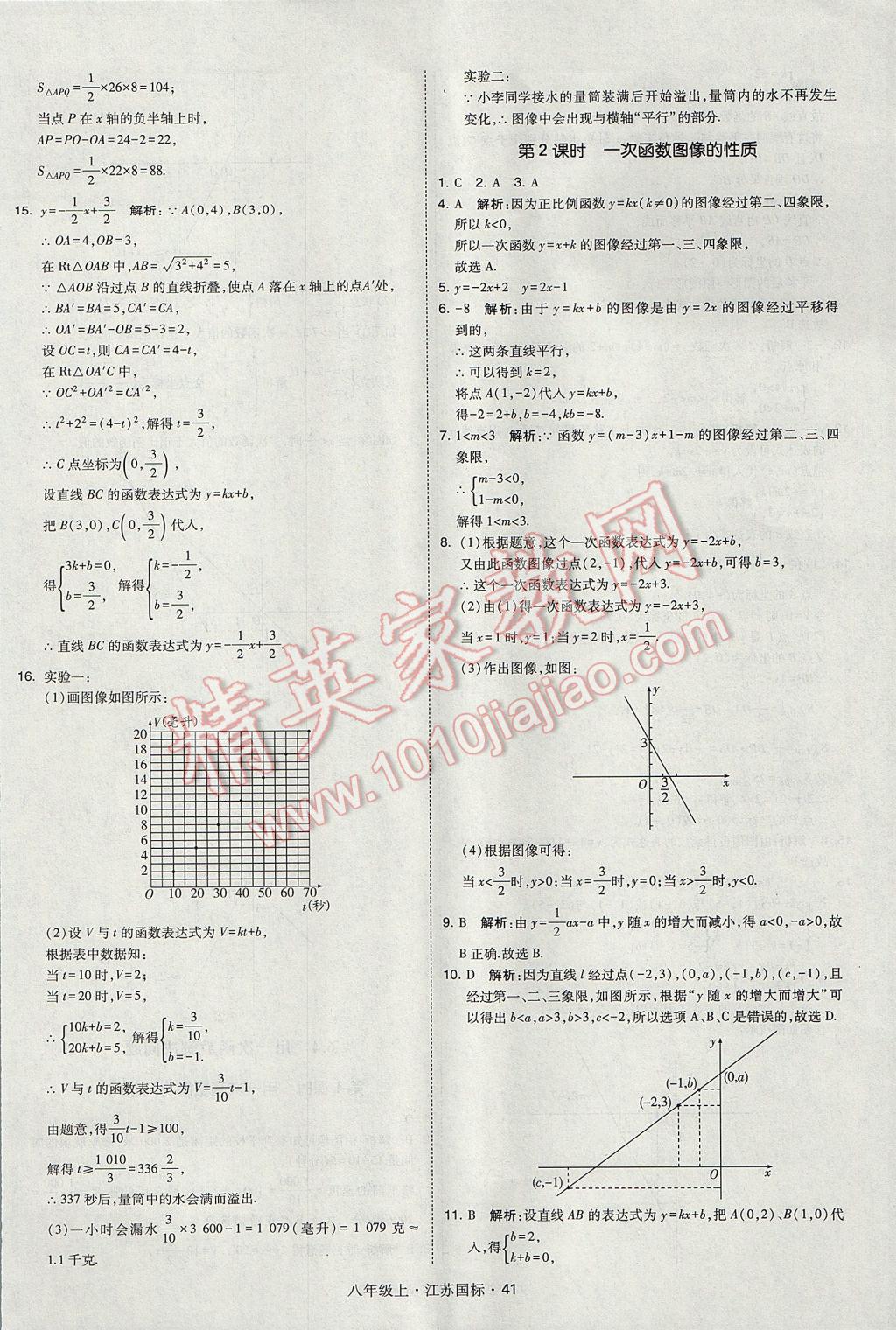 2017年經(jīng)綸學(xué)典學(xué)霸八年級數(shù)學(xué)上冊江蘇版 參考答案第41頁