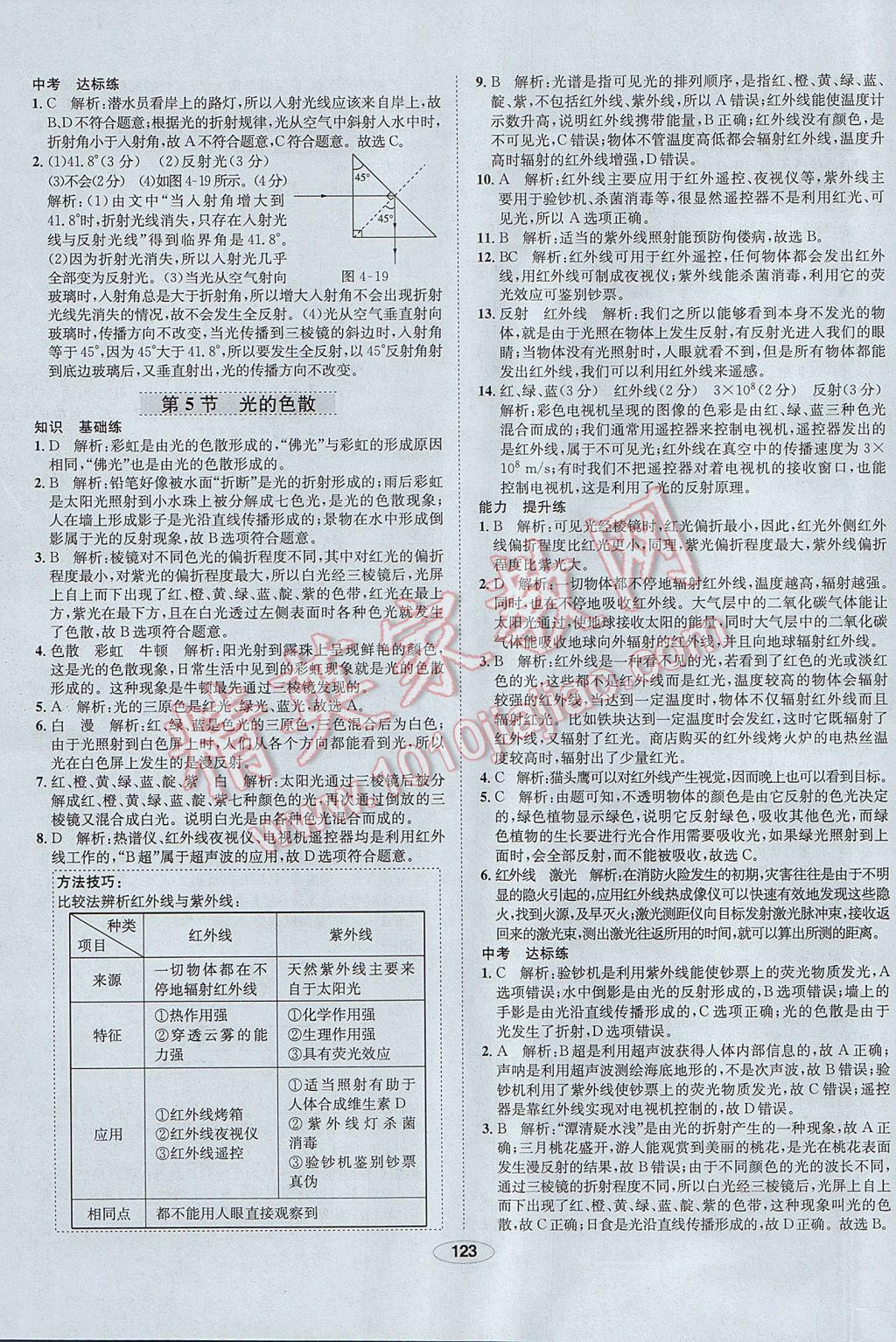 2017年中新教材全練八年級(jí)物理上冊(cè)人教版河北專(zhuān)用 參考答案第23頁(yè)