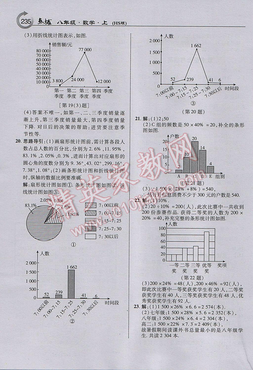 2017年特高級(jí)教師點(diǎn)撥八年級(jí)數(shù)學(xué)上冊(cè)華師大版 參考答案第29頁