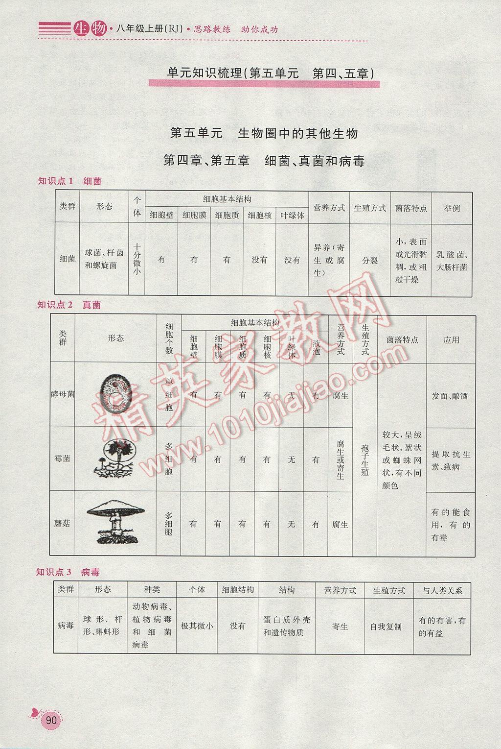 2017年思路教練同步課時(shí)作業(yè)八年級(jí)生物上冊(cè)人教版 第五單元第113頁