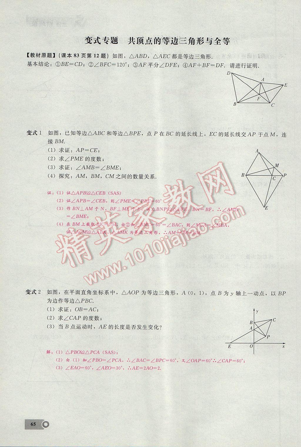 2017年思維新觀察八年級數(shù)學上冊 第十三章 軸對稱第43頁