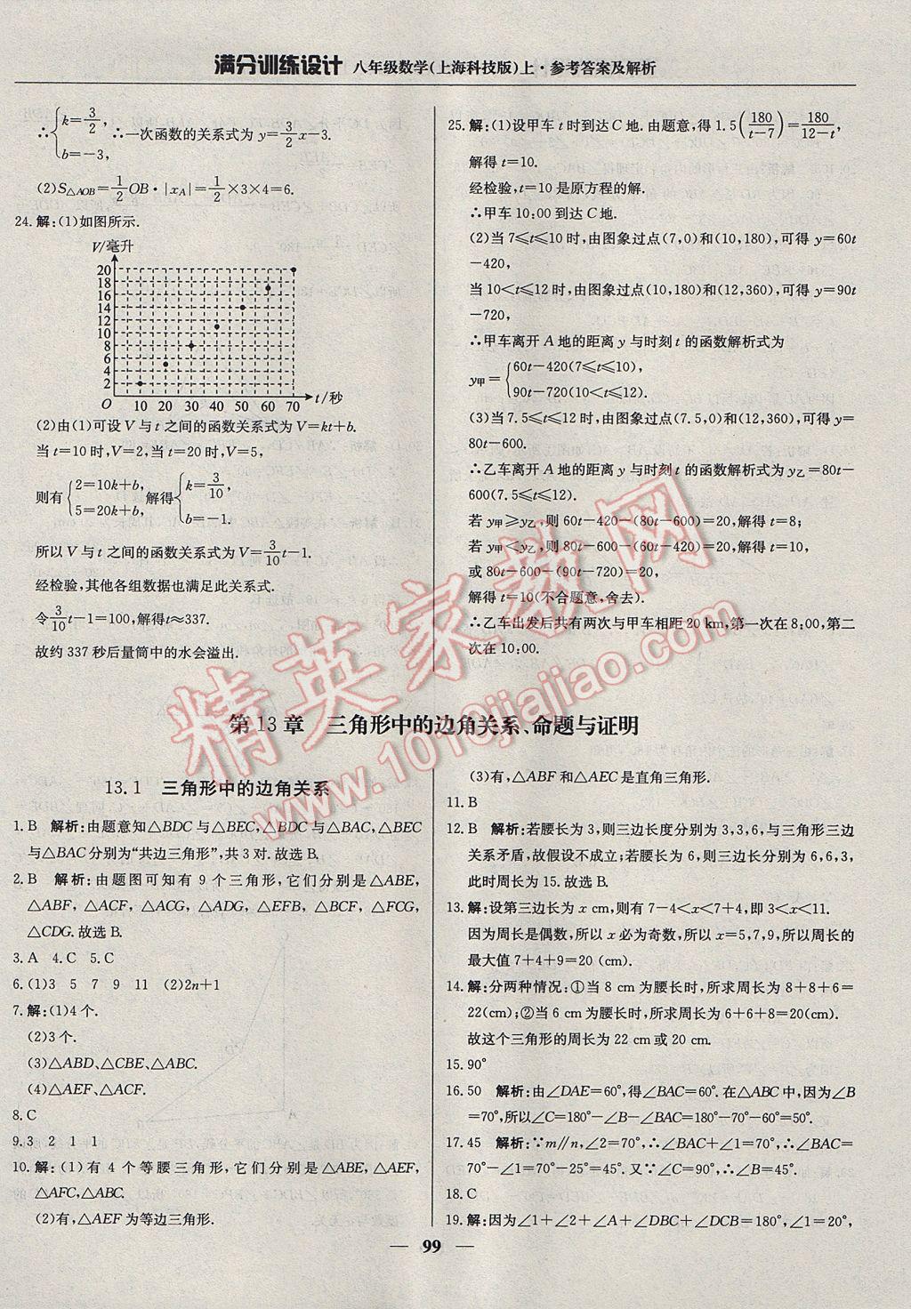 2017年滿分訓(xùn)練設(shè)計(jì)八年級(jí)數(shù)學(xué)上冊(cè)滬科版 參考答案第12頁