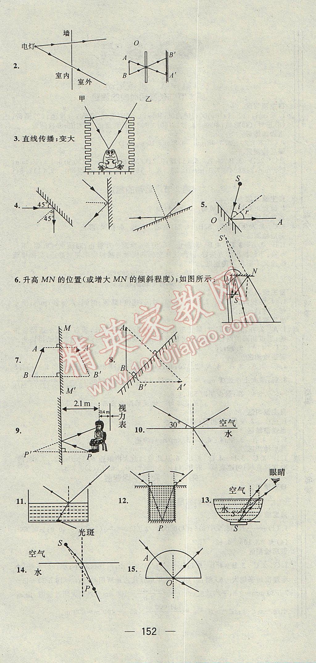 2017年精英新課堂八年級物理上冊人教版 參考答案第6頁