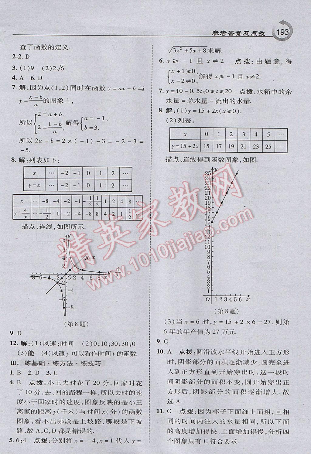 2017年特高級教師點撥八年級數(shù)學上冊滬科版 參考答案第3頁