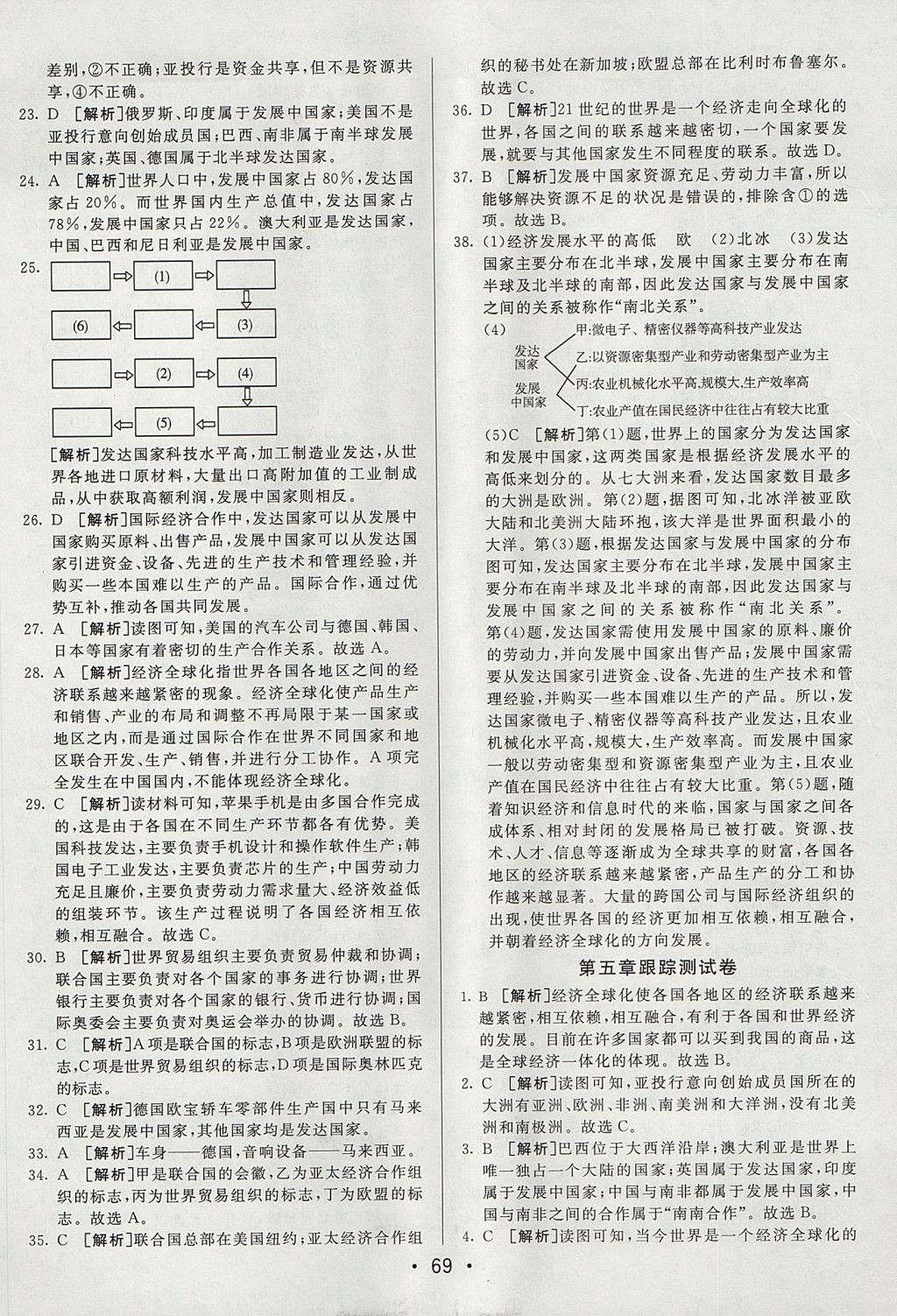 2017年期末考向標(biāo)海淀新編跟蹤突破測(cè)試卷七年級(jí)地理上冊(cè)湘教版 參考答案第9頁