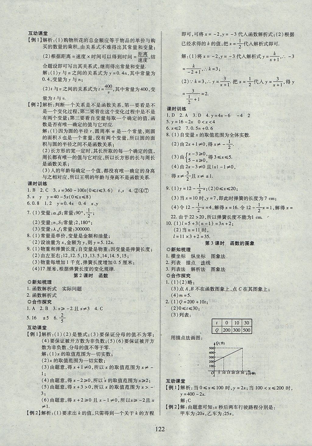 2017年有效课堂课时导学案八年级数学上册沪科版 参考答案第3页