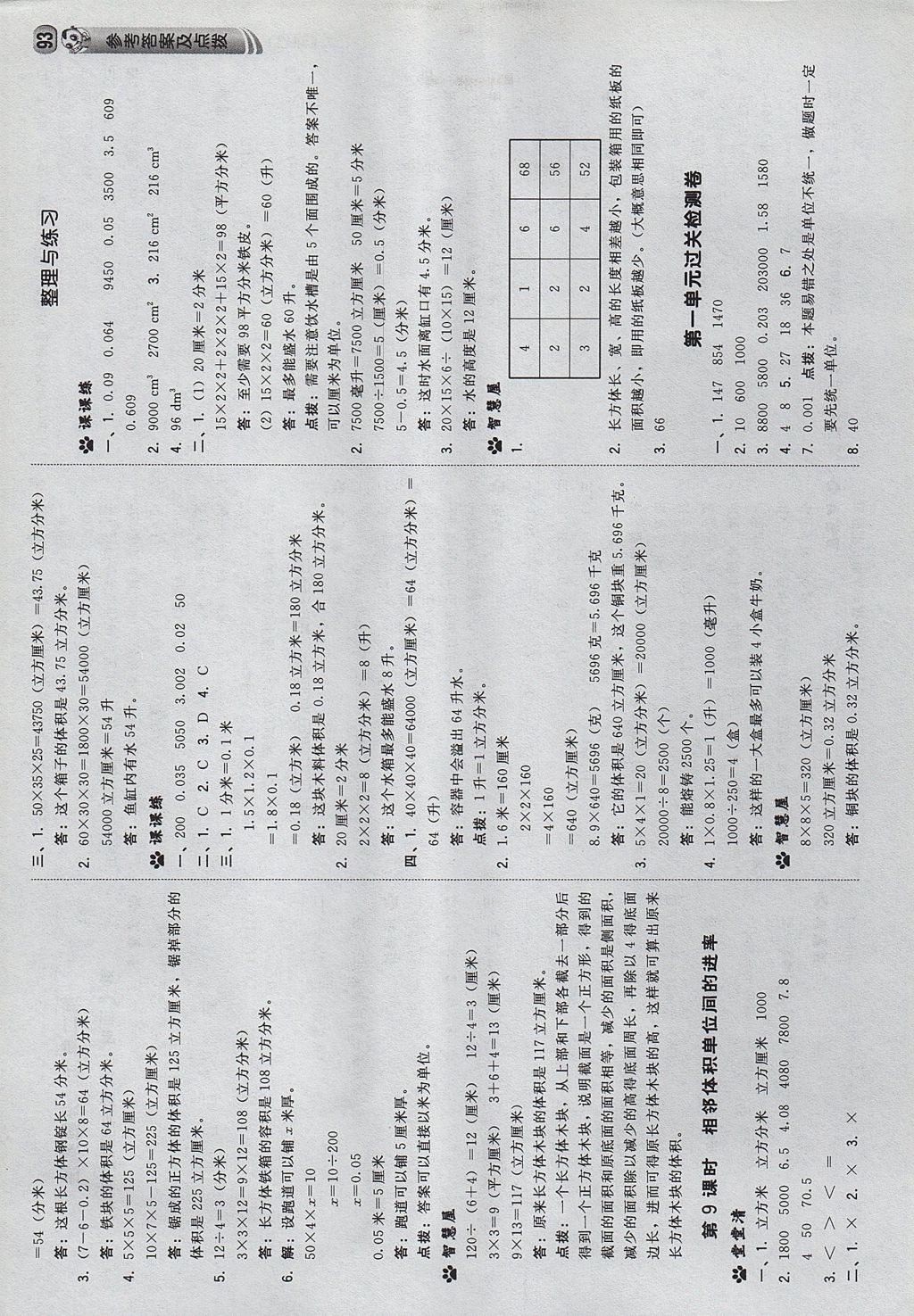 2017年綜合應(yīng)用創(chuàng)新題典中點六年級數(shù)學(xué)上冊蘇教版 參考答案第3頁