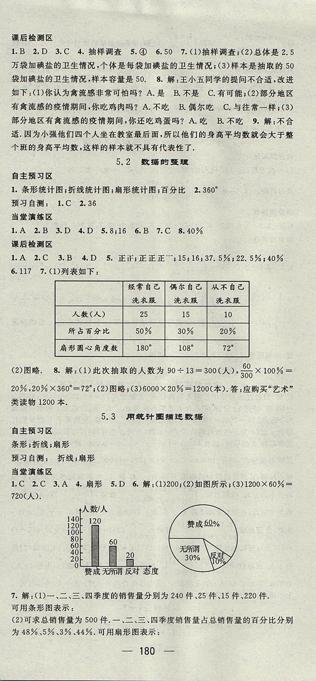 2017年精英新課堂七年級數(shù)學(xué)上冊滬科版 參考答案第24頁