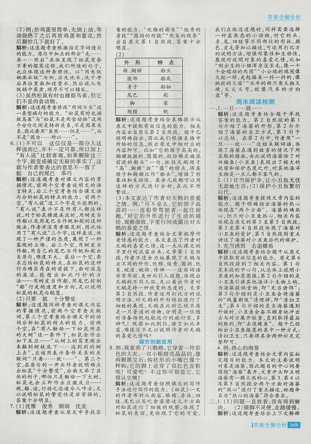 2017年考點(diǎn)集訓(xùn)與滿分備考五年級(jí)語(yǔ)文上冊(cè) 參考答案第17頁(yè)