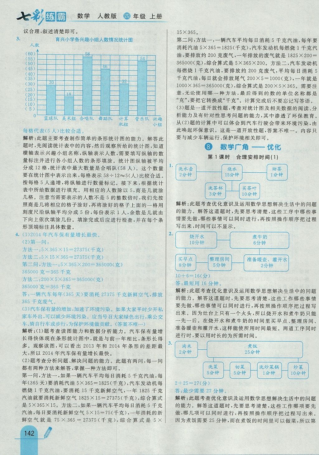 2017年七彩練霸四年級(jí)數(shù)學(xué)上冊(cè)人教版 參考答案第50頁(yè)