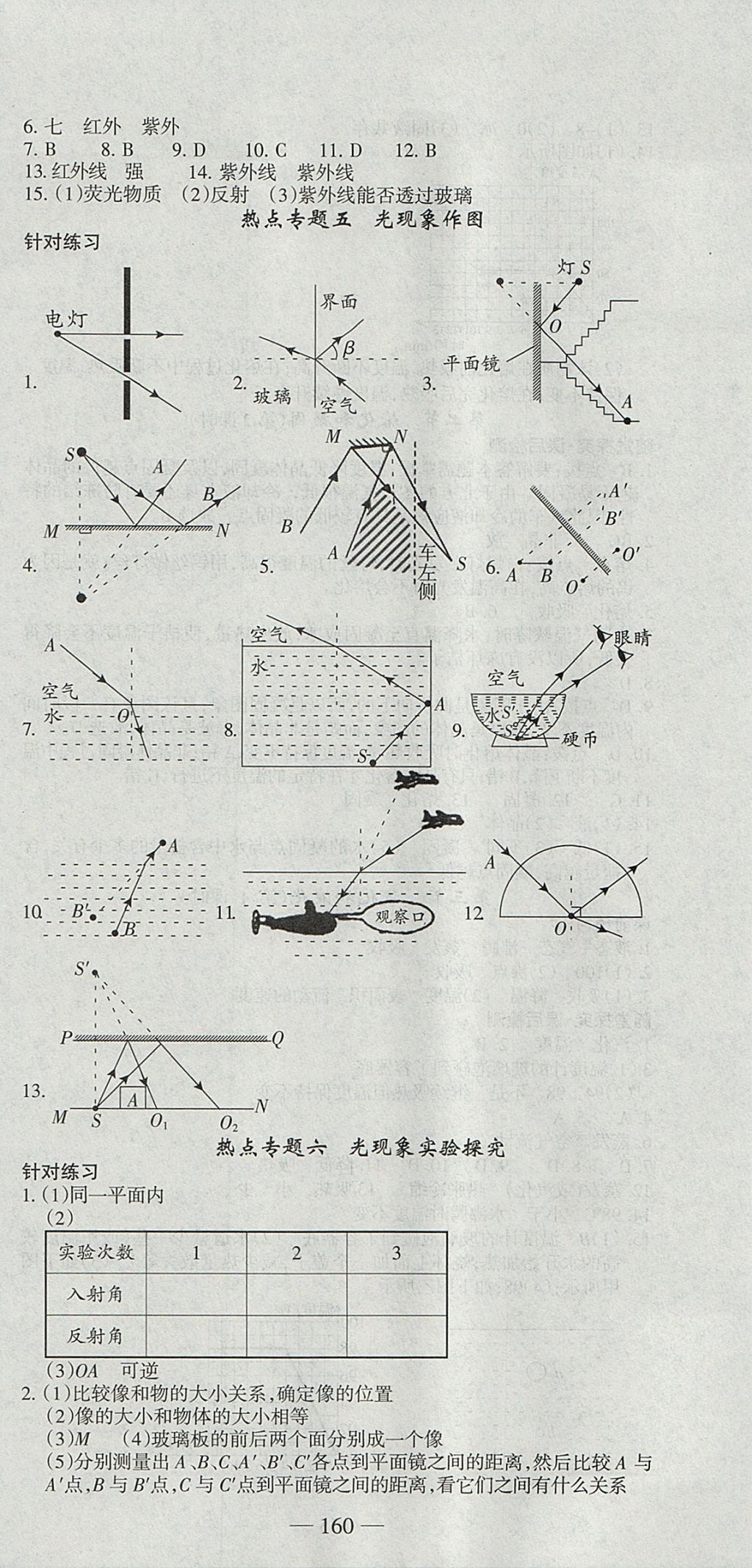 2017年高效學(xué)案金典課堂八年級(jí)物理上冊人教版 參考答案第12頁