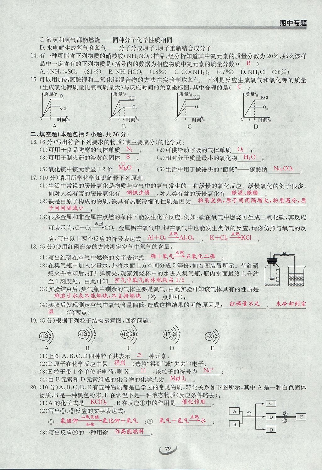 2017年樂學(xué)課堂課時(shí)學(xué)講練九年級(jí)化學(xué)上冊(cè)人教版 第四單元 自然界的水第139頁