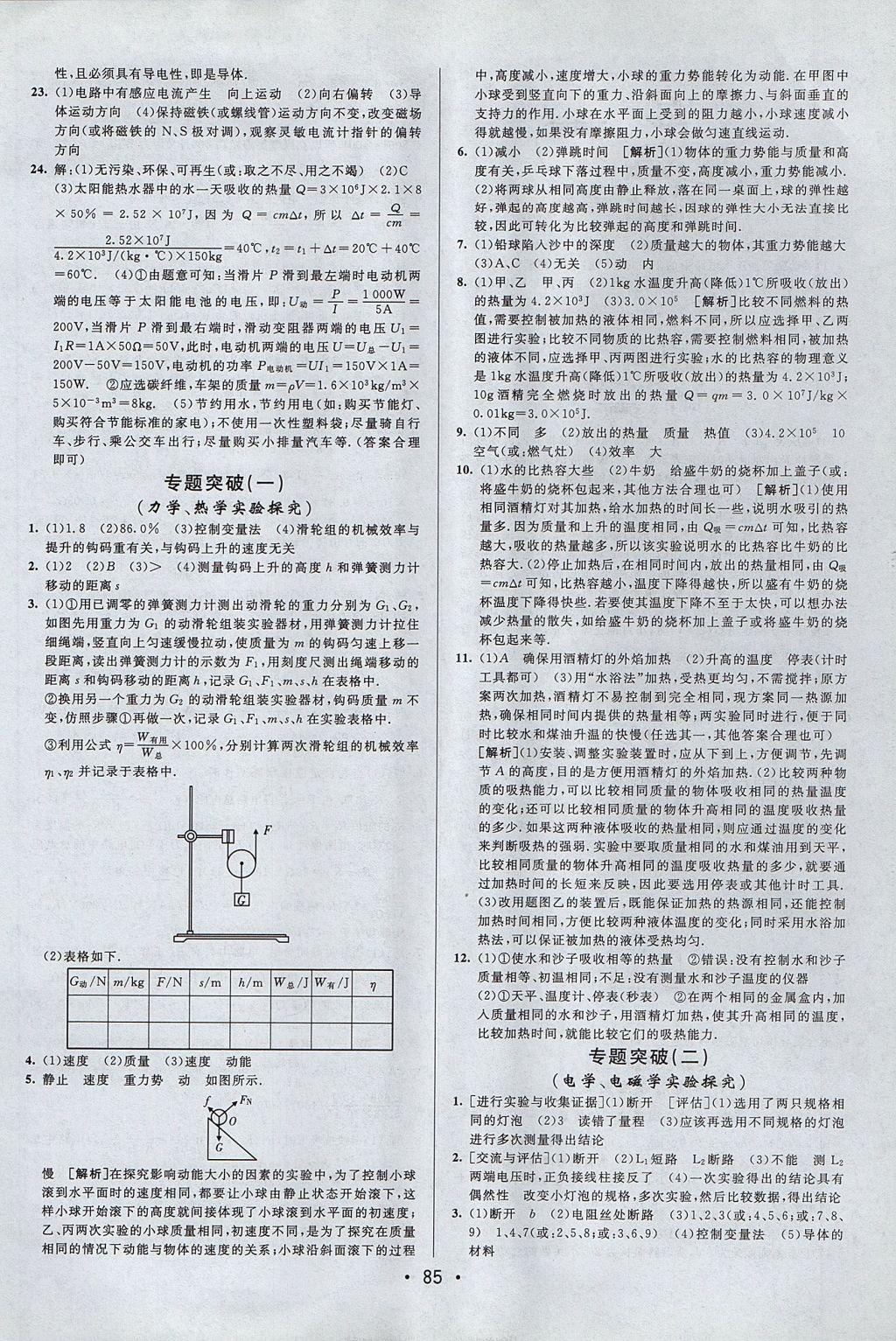 2017年期末考向標(biāo)海淀新編跟蹤突破測(cè)試卷九年級(jí)物理全一冊(cè)滬粵版 參考答案第9頁(yè)