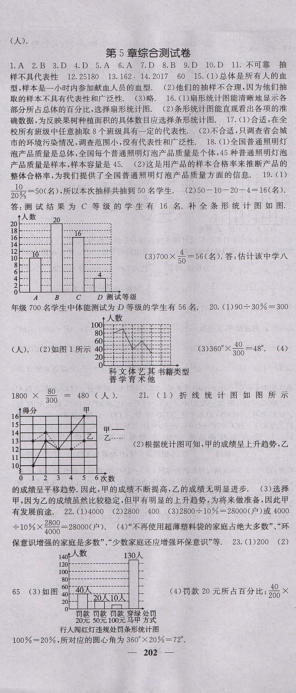 2017年課堂點睛七年級數(shù)學上冊滬科版 參考答案第31頁