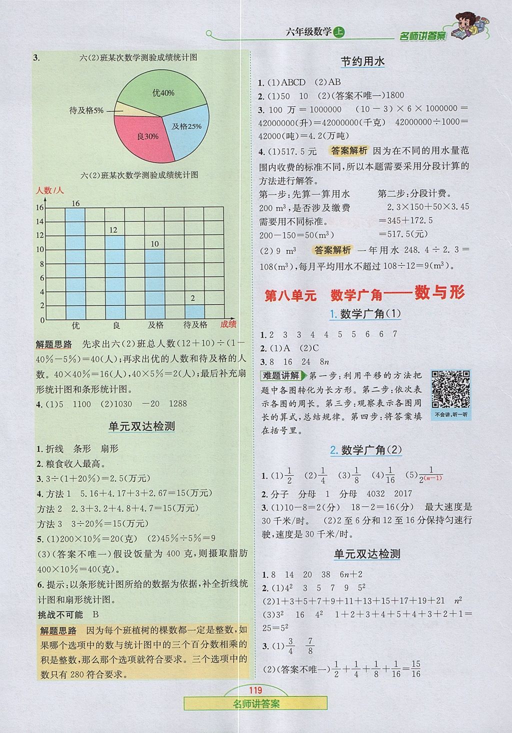 2017年走向优等生六年级数学上册人教版 参考答案第12页