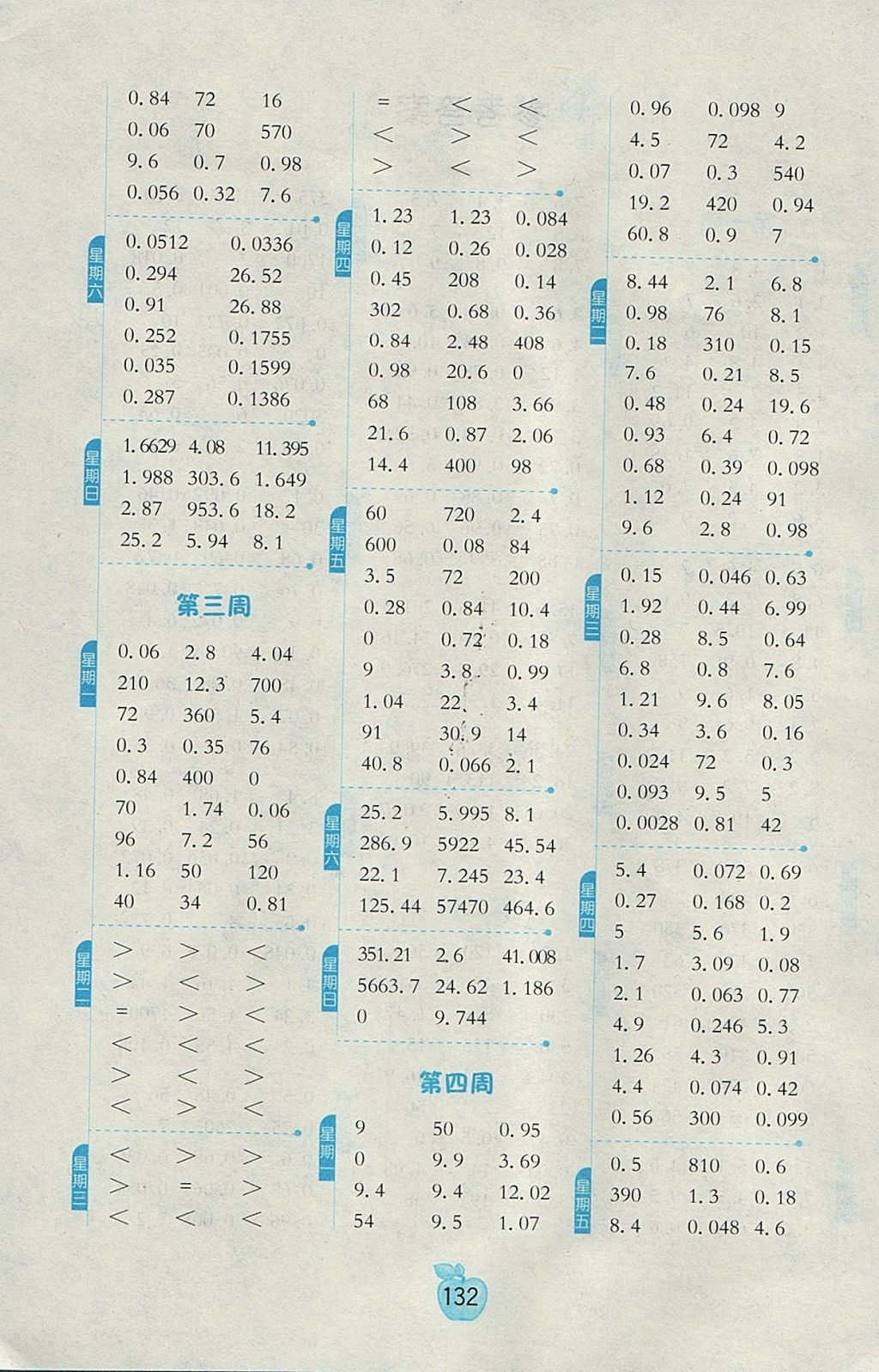 2017年小學(xué)數(shù)學(xué)計(jì)算高手五年級(jí)上冊(cè)人教版 參考答案第2頁