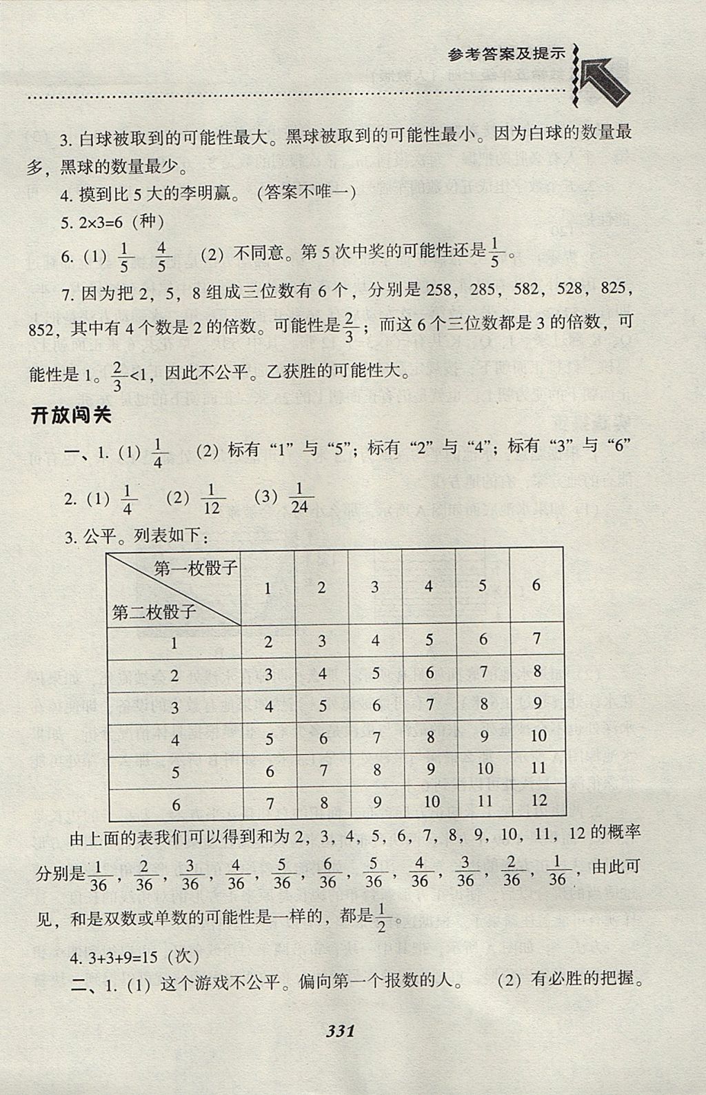 2017年尖子生題庫五年級數(shù)學(xué)上冊人教版 參考答案第22頁