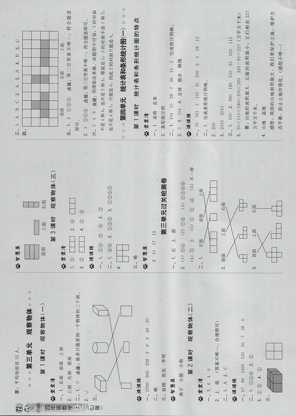 2017年綜合應(yīng)用創(chuàng)新題典中點四年級數(shù)學(xué)上冊蘇教版 參考答案第6頁