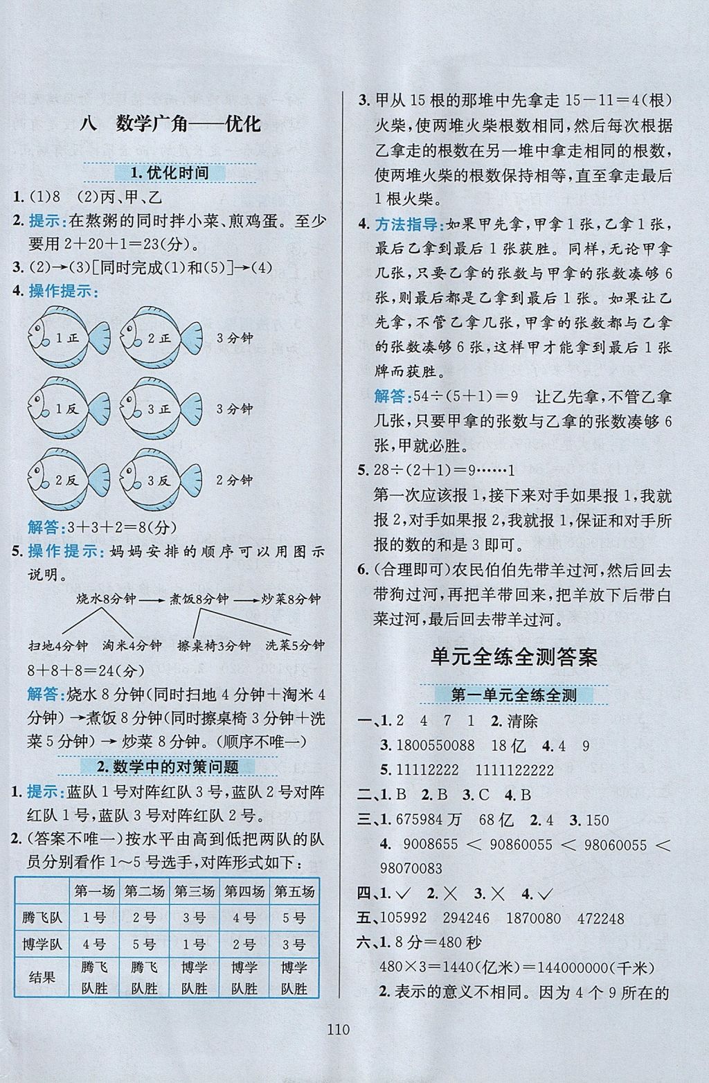 2017年小學(xué)教材全練四年級(jí)數(shù)學(xué)上冊(cè)人教版 參考答案第14頁(yè)