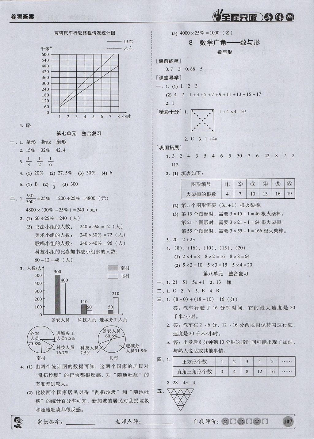 2017年?duì)钤蝗掏黄茖?dǎo)練測六年級(jí)數(shù)學(xué)上冊人教版 參考答案第15頁