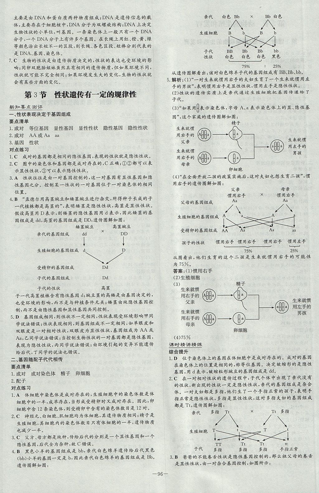 2017年練案課時(shí)作業(yè)本八年級(jí)生物上冊(cè)北師大版 參考答案第12頁(yè)