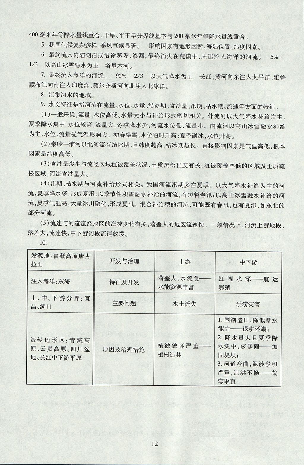 2017年海淀名師伴你學(xué)同步學(xué)練測(cè)九年級(jí)地理全一冊(cè)人教版 參考答案第12頁(yè)