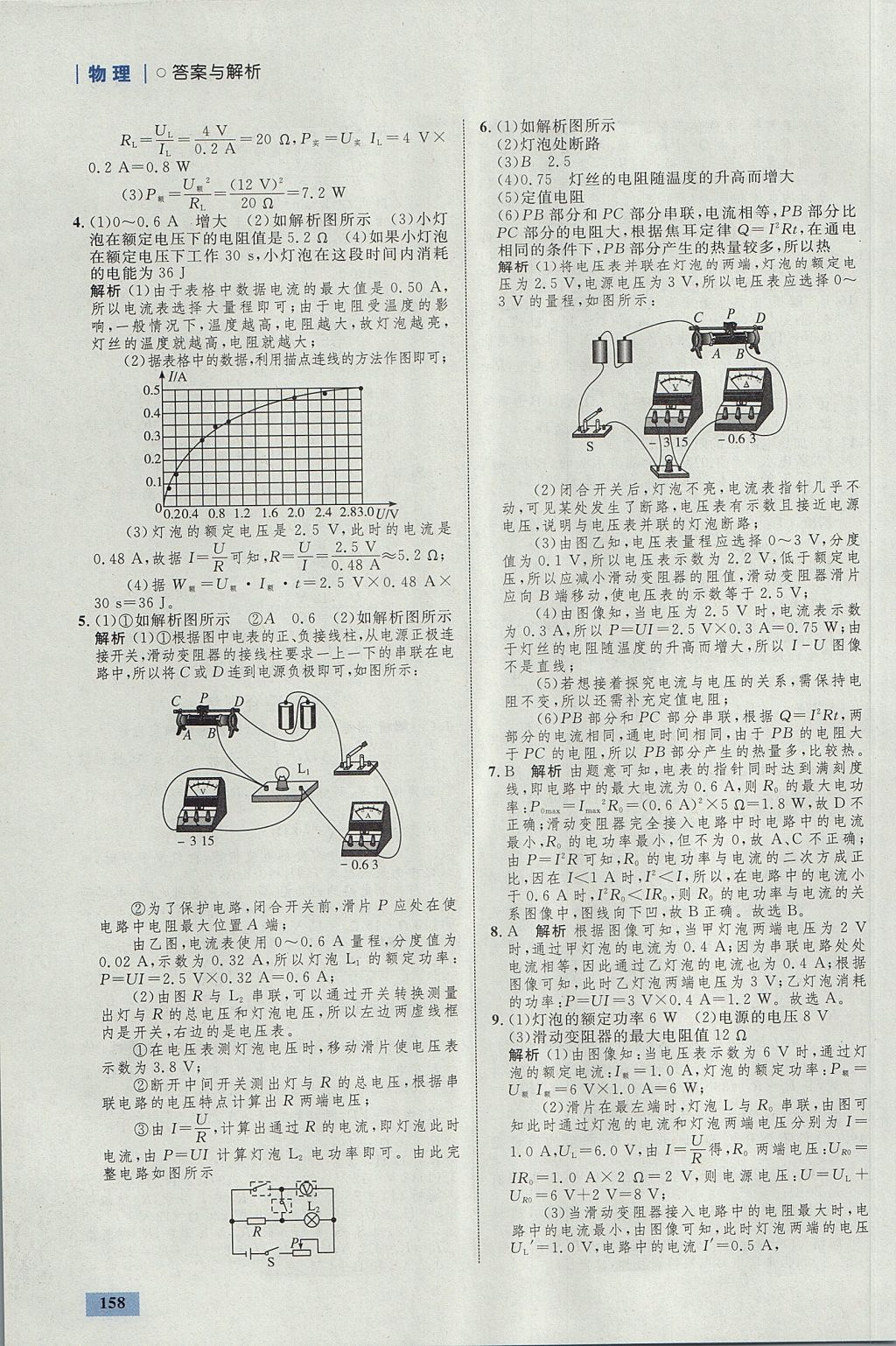 2017年初中同步學(xué)考優(yōu)化設(shè)計(jì)九年級(jí)物理全一冊(cè)滬科版 參考答案第28頁(yè)