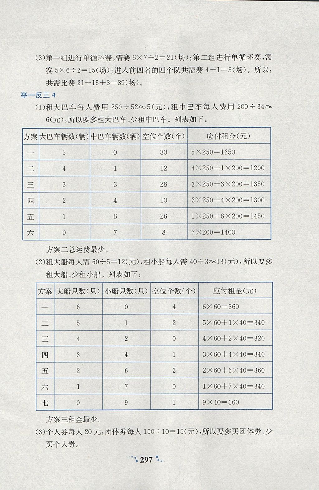 2017年小學(xué)奧數(shù)舉一反三四年級(jí)全一冊(cè) 參考答案第68頁(yè)