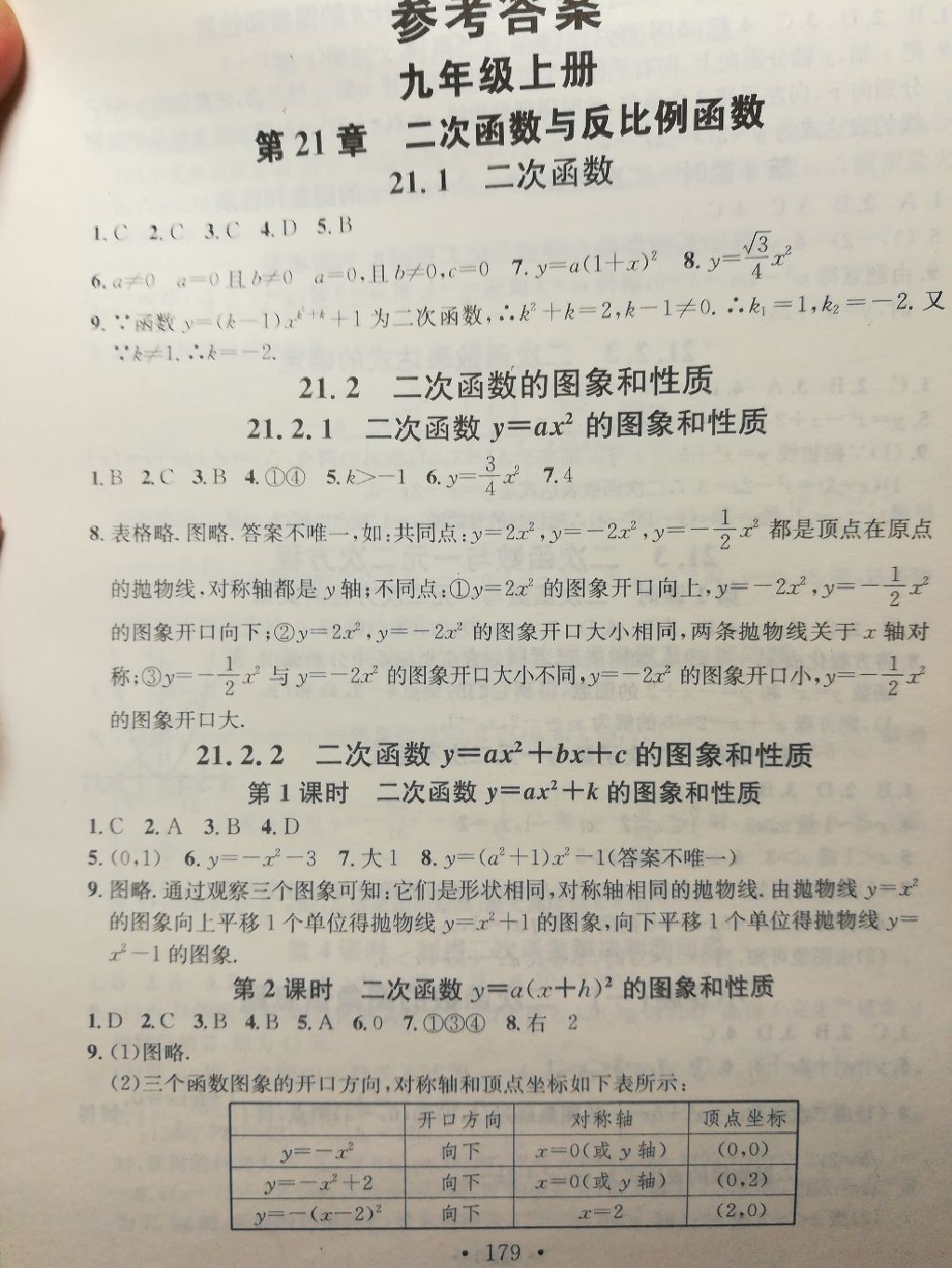 2017年名校課堂小練習(xí)九年級(jí)數(shù)學(xué)全一冊(cè)滬科版 參考答案第1頁(yè)