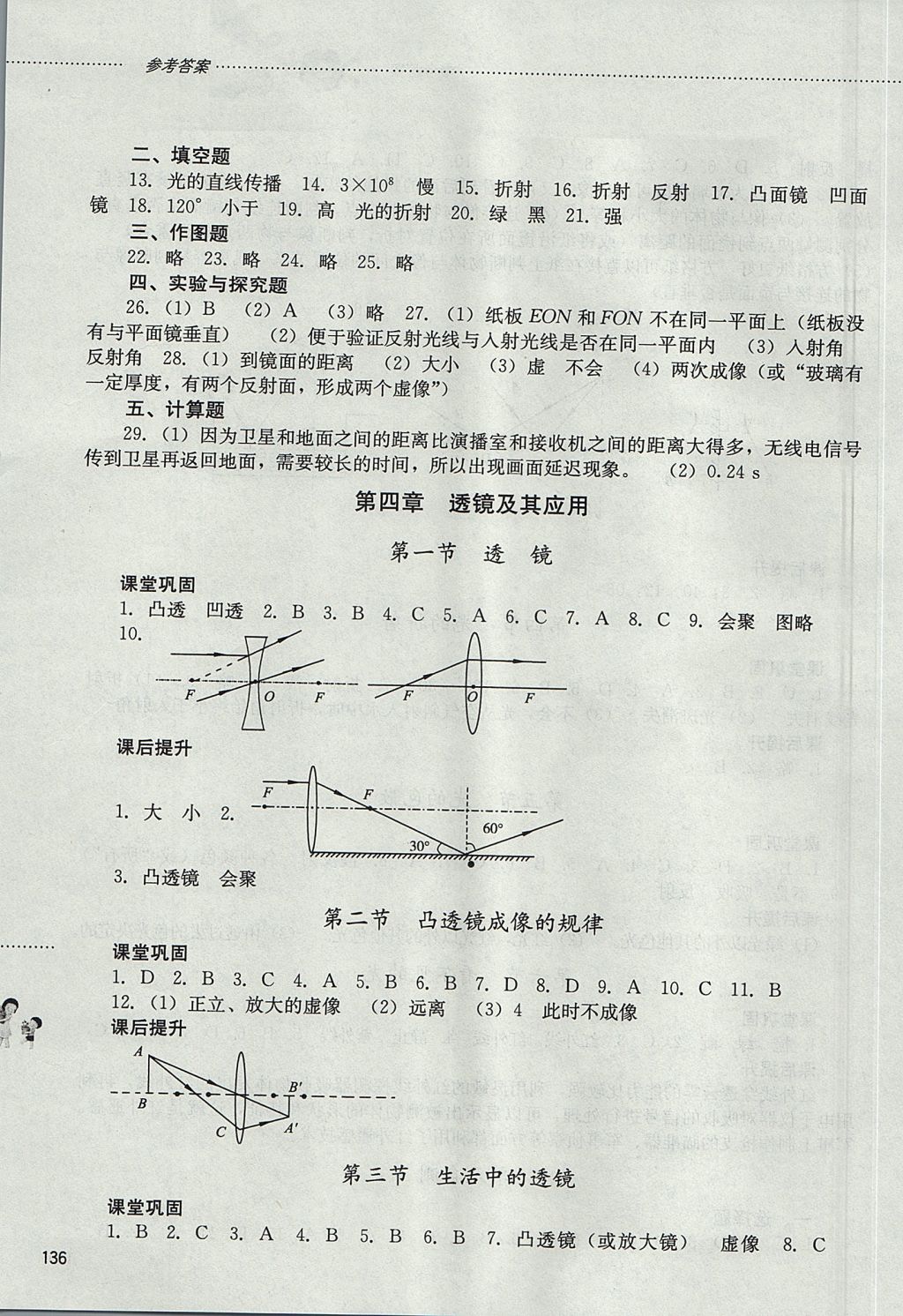 2017年初中課堂同步訓(xùn)練八年級(jí)物理上冊(cè)魯科版 參考答案