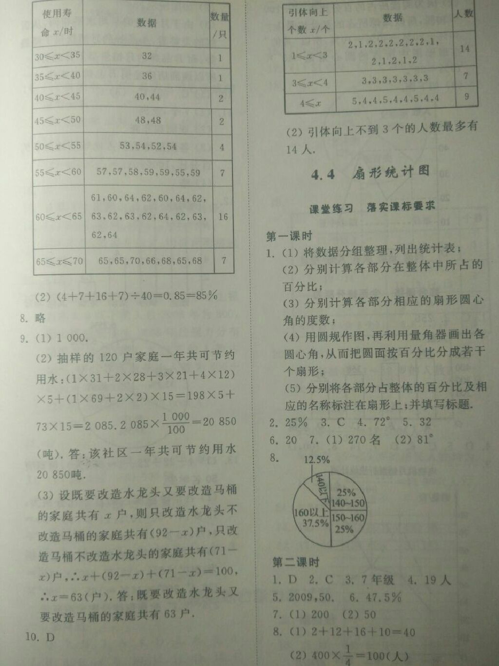 2017年綜合能力訓(xùn)練七年級數(shù)學(xué)上冊青島版 參考答案第6頁