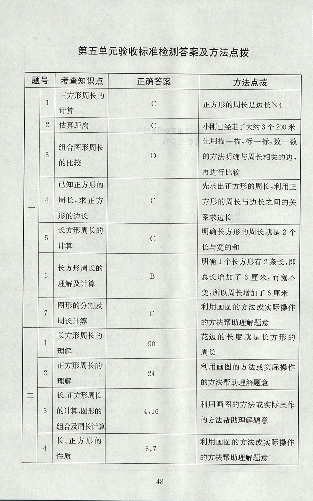 2017年海淀名師伴你學(xué)同步學(xué)練測(cè)三年級(jí)數(shù)學(xué)上冊(cè)北師大版 參考答案