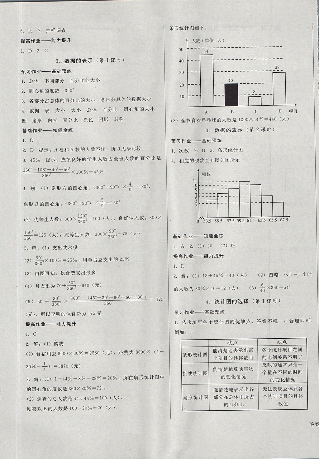 2017年勝券在握打好基礎(chǔ)金牌作業(yè)本七年級數(shù)學(xué)上冊北師大版 參考答案