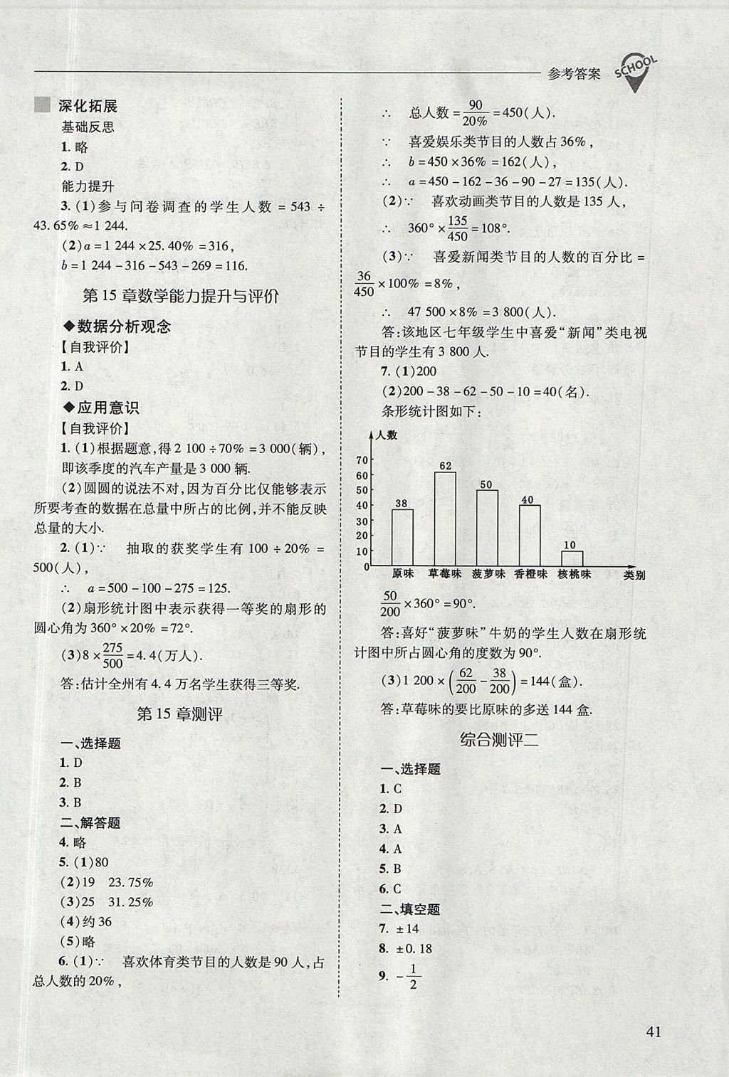 2017年新课程问题解决导学方案八年级数学上册华东师大版 参考答案