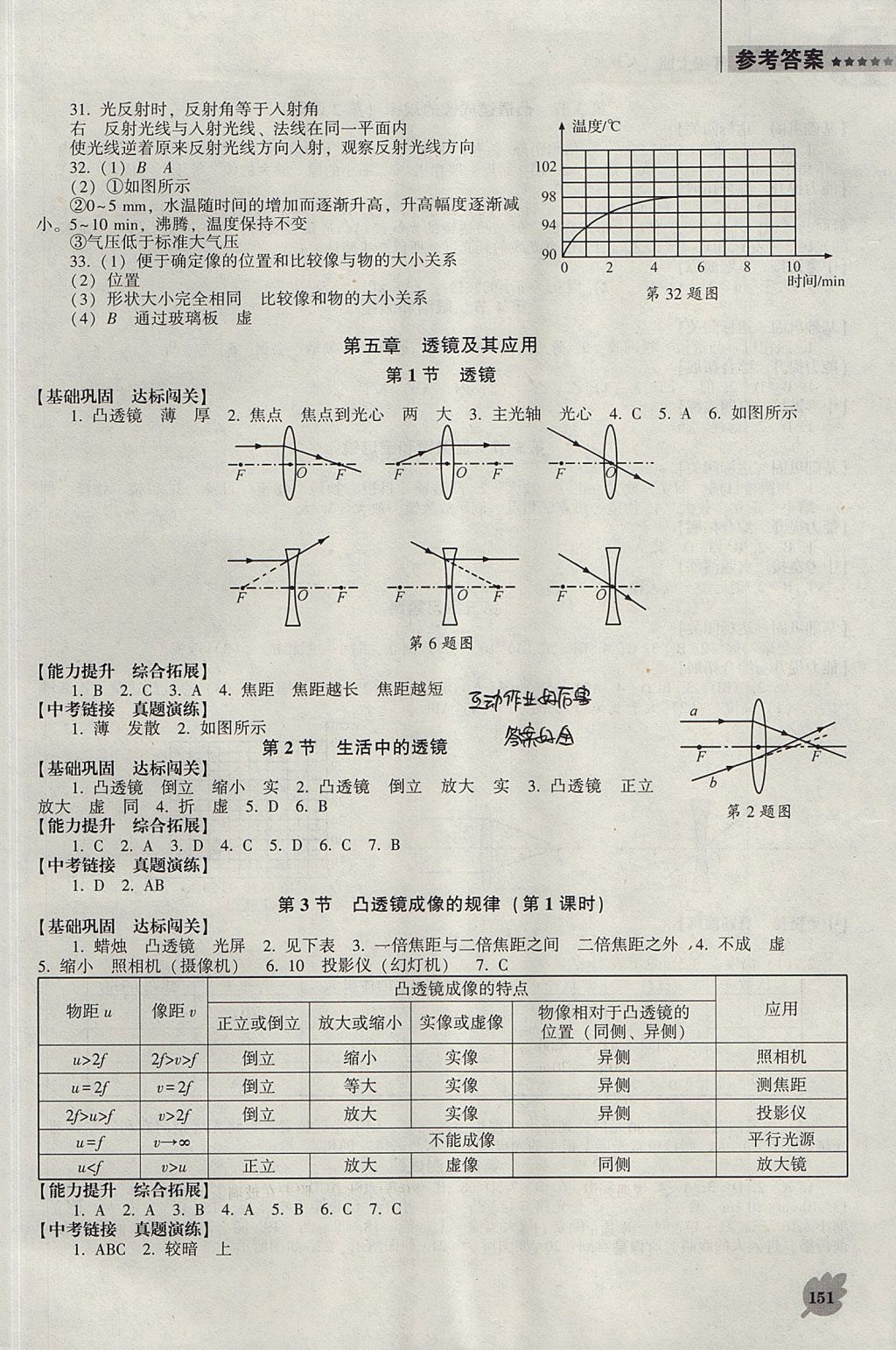 2017年新课程物理能力培养八年级上册人教版D版 参考答案