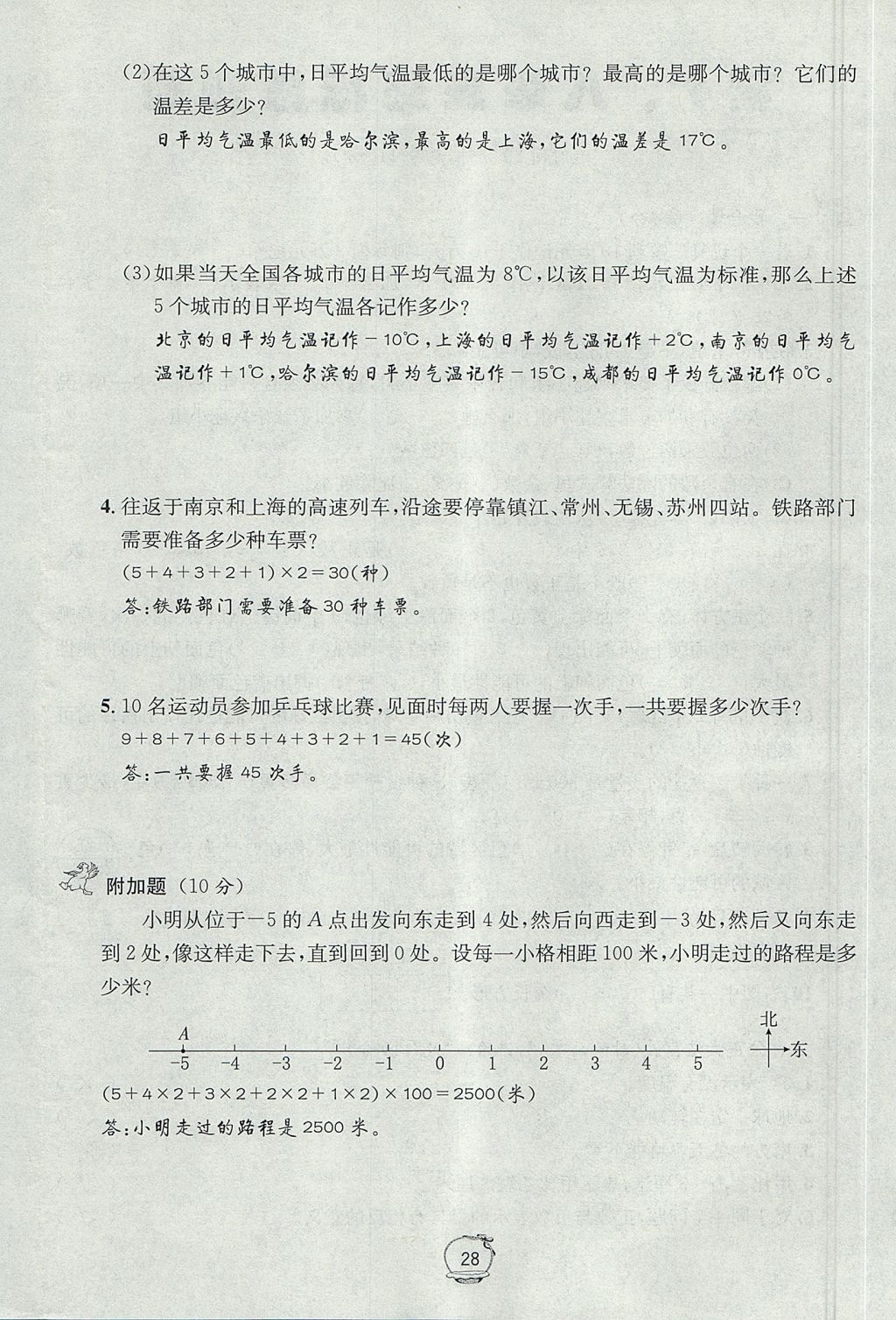 2017年名校秘題課時(shí)達(dá)標(biāo)練與測(cè)四年級(jí)數(shù)學(xué)上冊(cè)北師大版 達(dá)標(biāo)檢測(cè)卷