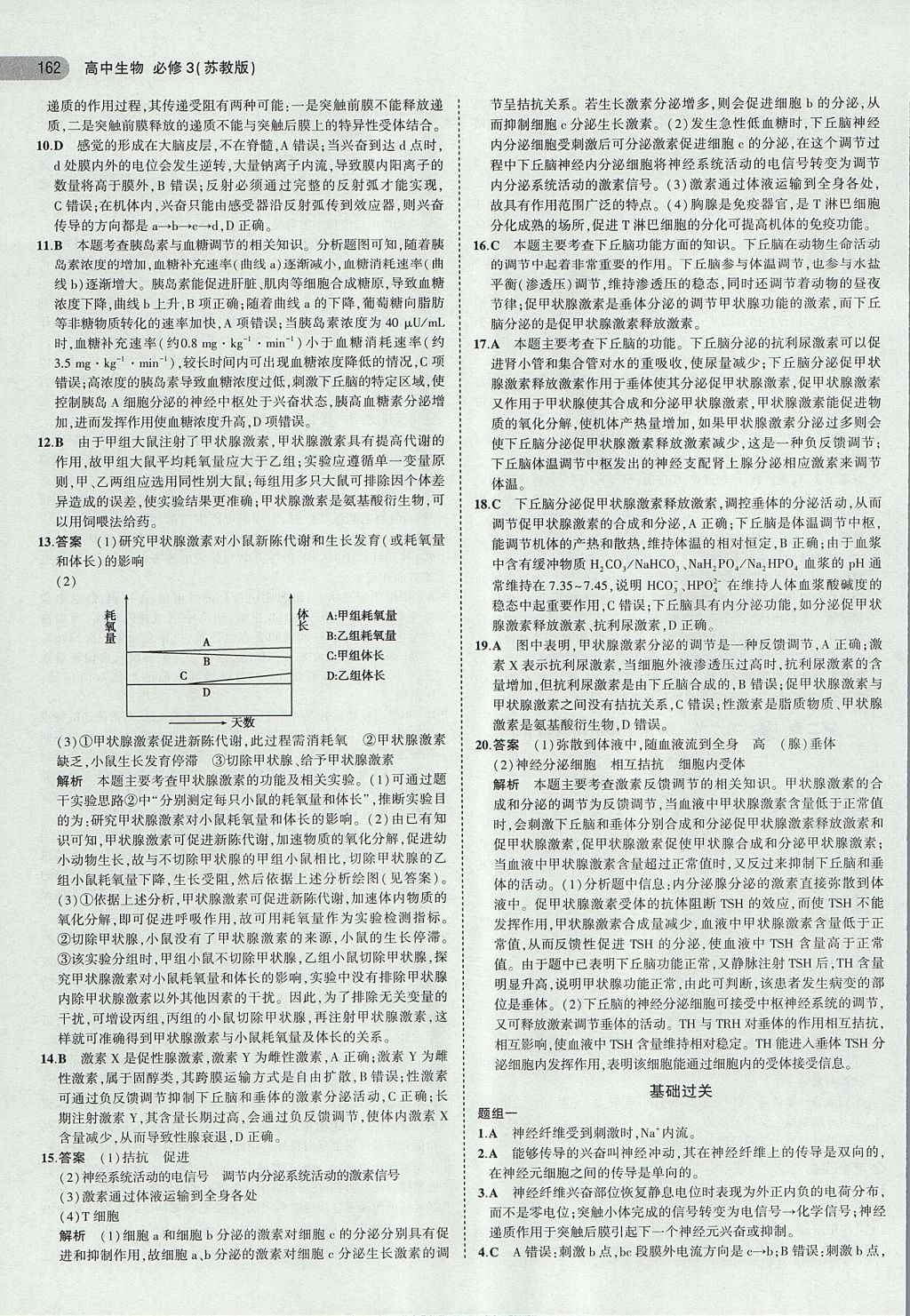 2018年5年高考3年模擬高中生物必修3蘇教版 參考答案第7頁