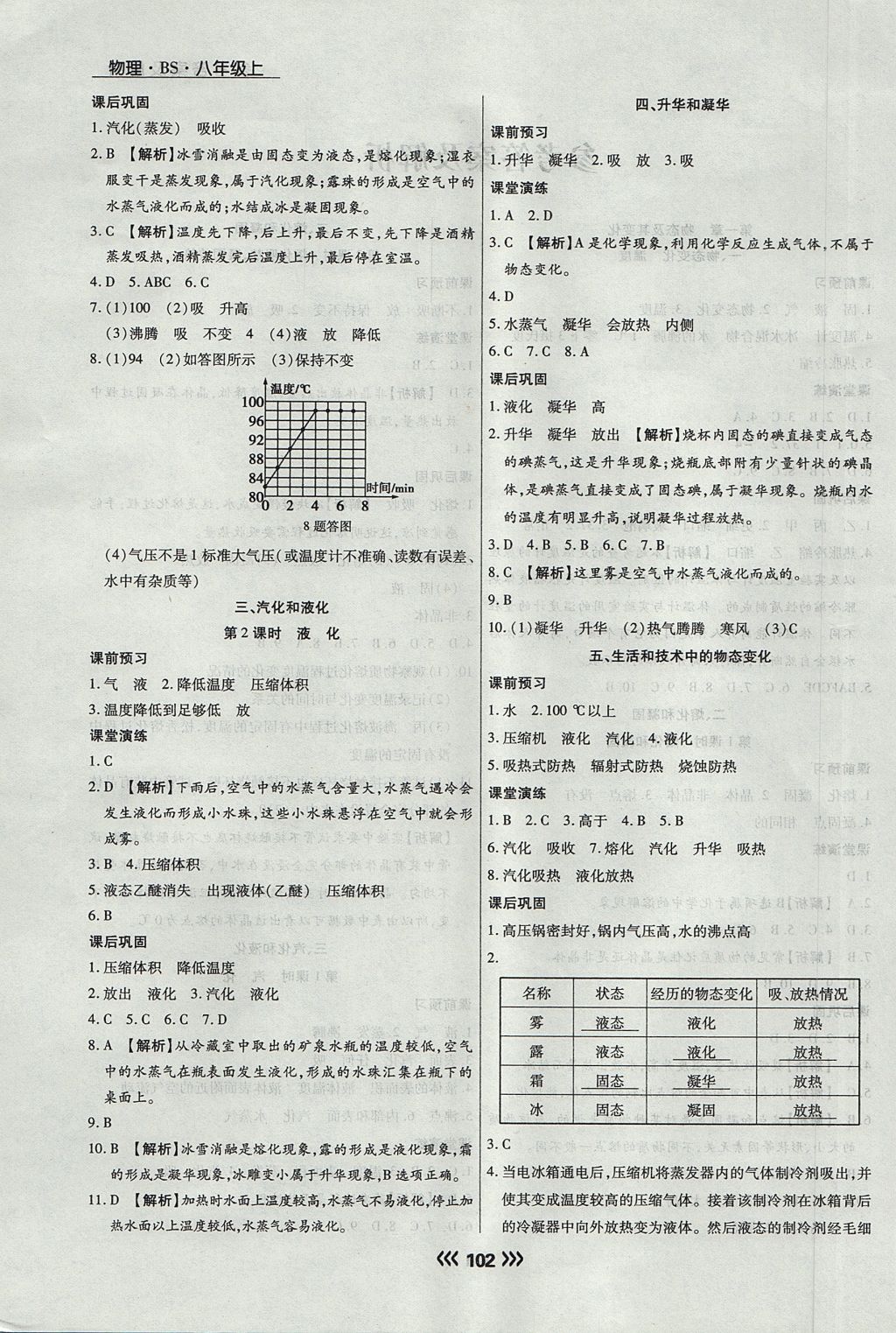 2017年學(xué)升同步練測八年級物理上冊北師大版 參考答案第2頁